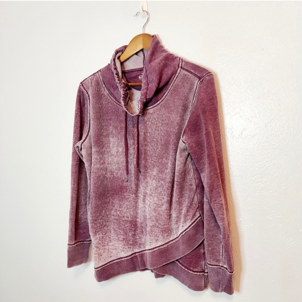 Calvin Klein Performance purple cowl neck sweater